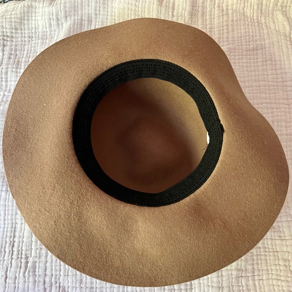 Gigi Pip | Tan Annabella Felt/Wool Hat Braid Trim